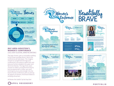 Women's Conference | Beautifully Brave - 1 of 3 brand design logo design print design