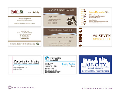 April Roseberry Business Cards 2