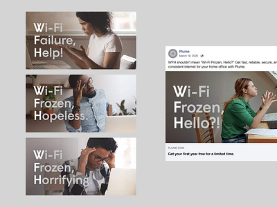 Plume WFH Digital Ad Campaign