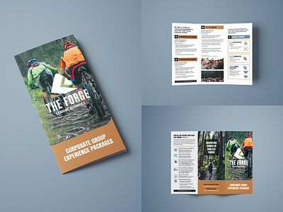 The Forge Corporate Brochure adventure park brochure marketing print design