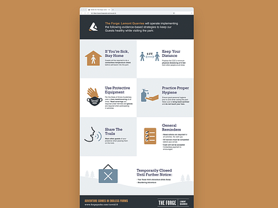 The Forge Covid-19 Guidelines adventure park communication covid 19 covid19 guidelines health masks rules safety social distance