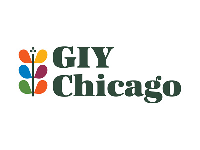 Visual brand for GIY Chicago brand identity branding branding and identity create positivity design grow it yourself healthy lgbtq local logo organic plants queer owned seedling trans owned vegetables