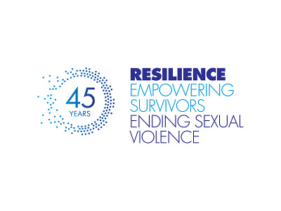 Resilience 45th Anniversary Logo