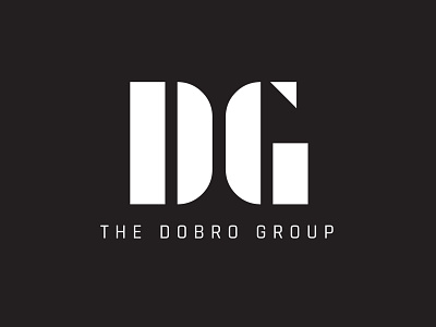 Dobro Group Logo Set branding branding and identity croatian croatian font designer dobro means good logo media buying woman owned business