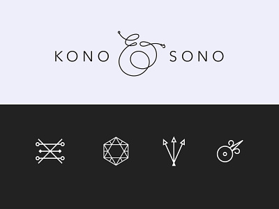 Kono & Sono Visual Identity alchemy ampersands brand identity branding hand made japanese jewelry kono logo sono visual identity
