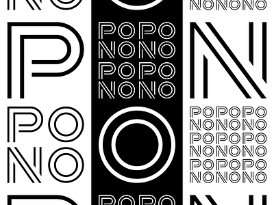 Pono Logo Pattern Design black and white brand identity create positivity exploratinos live pono logo logo play pono visual identity