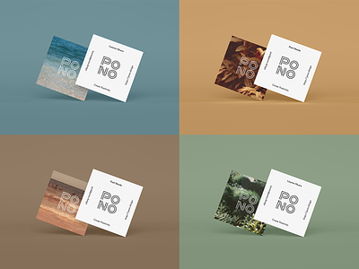 Pono Design Studio Business Cards