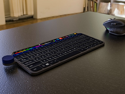 Modular Keyboard With Mouse #1 3d 3d design 3d modeling fusion 360 industrial design keyshot product design