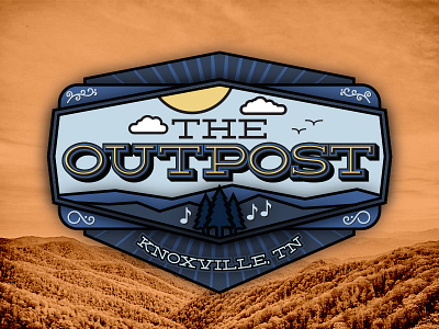 The Outpost design graphic design illustration knoxville logo tennessee vector