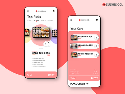 Sushi Food Delivery App