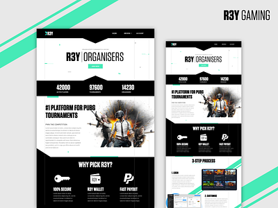 R3Y Gaming Web Design