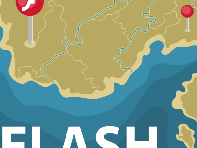 Flash & HTML5 Geolocation flash map work