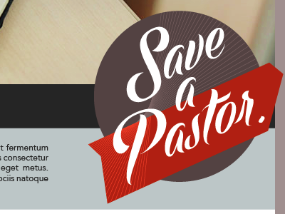 Save a Pastor Proof client vector web
