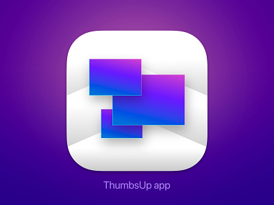 ThumbsUp App Icon app cloud colorful design icon mac puffy thumbnails vector