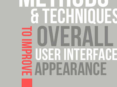 Guest Lecture - Improving UI Appearance