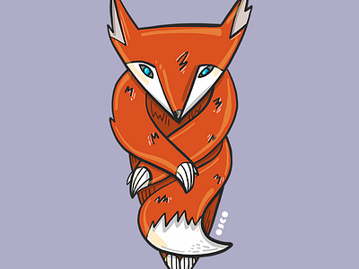 Foxy animal vector