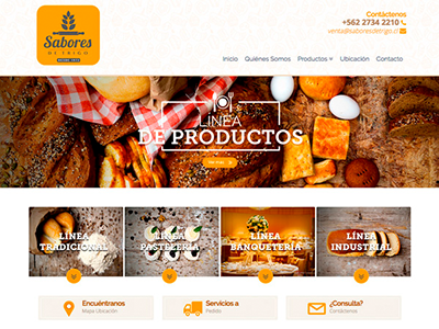 Web Design Bakery bread food responsive responsivedesign web webdesign