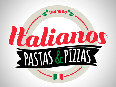 Italian Brand brand branding handlogo italian italianfood logo logotipo logotype pizza
