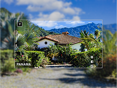 Panama panama travel ui ux web