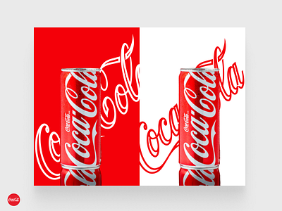 Coke coca cola design minimal mobile ui web