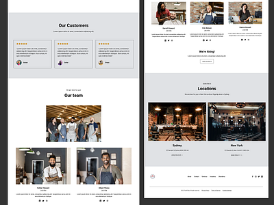 FRESH FADE BARBERSHOP design minimal ui ux web