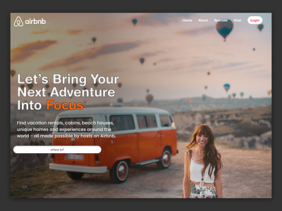 AirBnb airbnb design minimal travel ui ux web