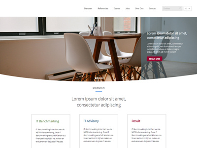 Corporate Website corporate css3 html5 round svg webdesign