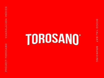 Torosano - logo brand branding carne seca comida dried meat food food industry graphic design inspiración inspiration logo logotipo logotype mexico typography vector