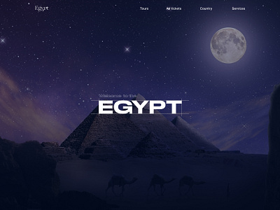 Egypt design graphic design illustration minimal typography ui ux vector web website