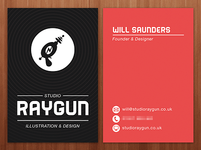 Raygun business cards