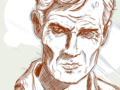 True Detective detective illustration matthew mcconaughey rough sketch true