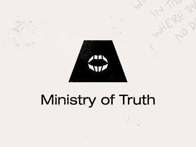 1984 Truth 1984 icon logo orwell texture