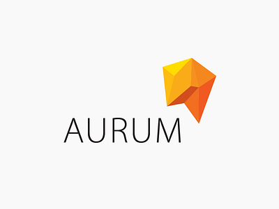 Aurum gold identity logo