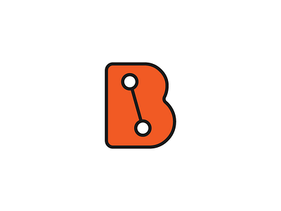 Bridge logo b bridge link logo orange