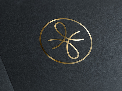 Divine emblem gold icon identity logo luxury