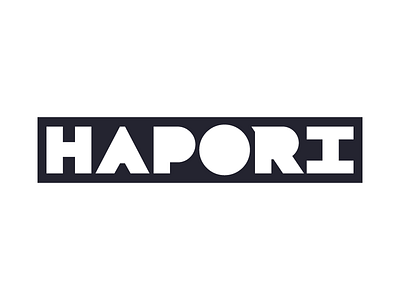 Hapori brand identity logo