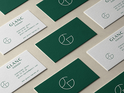 GLANC - GARDENS - Bussines cards