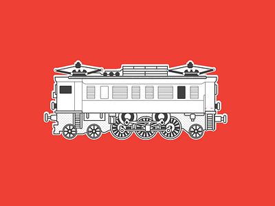 Train - TOY HISTORY illustration toy train