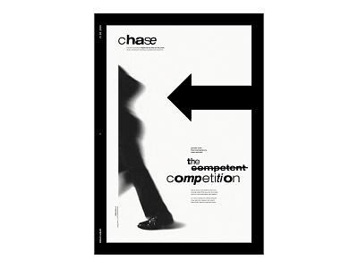 1 challenge chase competent competition daily day everyday poster print printed the