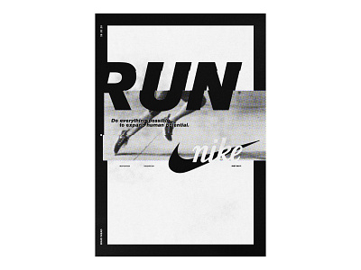 8 8 and black classic daily day editorial every layout nike photo poster potential print printed project run the vintage white