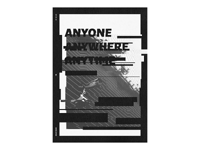 16 anyone anyplace anytime cctv poster print printed theposterproject watching