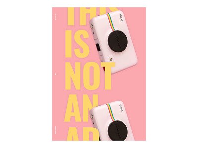 31 bright camera clean cover editorial layout modern notanadvert pastel pink poster posters print printed simple theposterproject type typography
