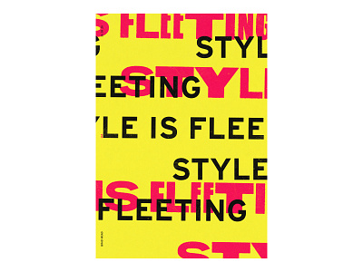 34 black bright fleeting movement neon pink poster posters print printed punk punkrock sexpistols style theposterproject type typography vibrant yellow