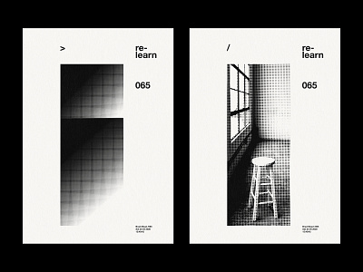 65 blackandwhite clean design gradient halftone helvetica modern simple swiss theposterproject type typography vintage