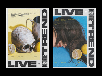 166 die edgy editorial layout live poster print