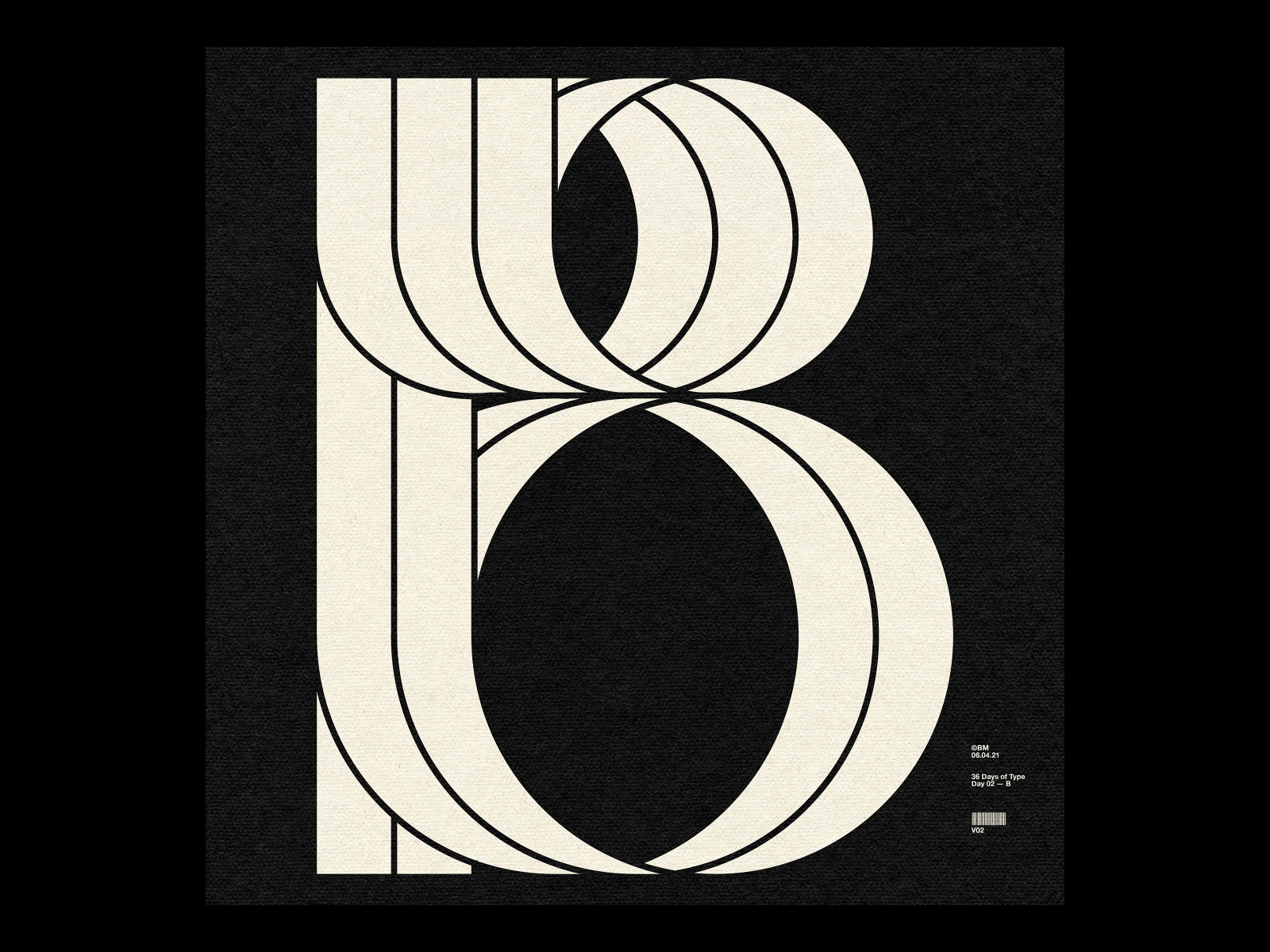 36 Days ― B By Brad Mead On Dribbble