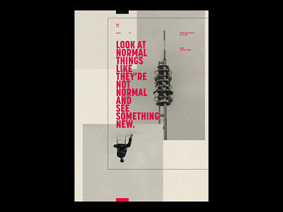 NORMAL THINGS /312 composition layout poster print typography