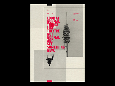 NORMAL THINGS /312 composition layout poster print typography