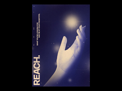 REACH /316 design illustration poster print type typography