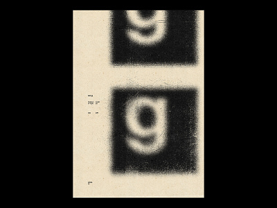 G /36 Days design poster print type typography